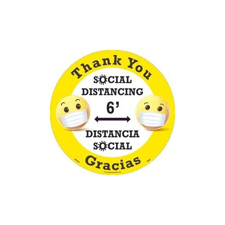 Nmc WALK ON, SOCIAL DISTANCING 6' W, WFS9410 WFS9410